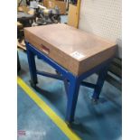 Starrett 36" x 24" x 6" Crystal Pink Granite Surface Plate