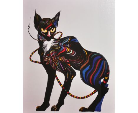 Mike Margolis, contemporary British, limited edition (2/600)  lithograph Pyewacket, signed and dated '89 lower right. Dimensi