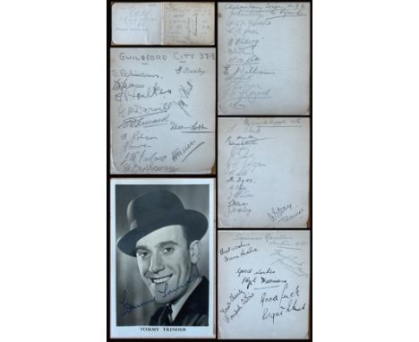 Vintage autograph Book containing 50 plus signatures from early to mid-90's including sporting personalities and Tv stars. In