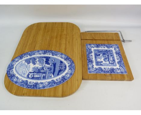 Spode Italian chopping board and cheese slice board. 