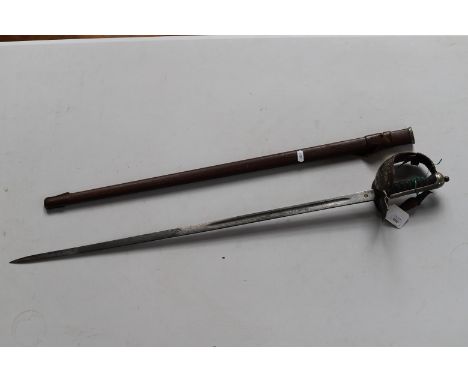 WW1 1897 Pattern British Army Ceremonial Sword by Flights Ltd of London (Possibly Wilkinson Blade), Aldershot and Camberley. 