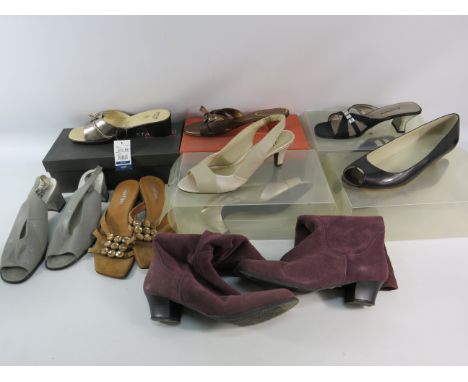 Selection of ladies designer shoes, size 5 1/2 to 8 1/2. very light use.