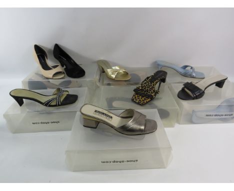 Selection of ladies designer shoes, size 5 1/2 to 8 1/2. very light use.