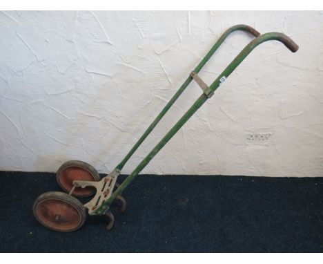 Manual three pronged Tiller in vintage condition see photos