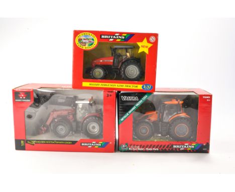 Britains 1/32 Farm Issues comprising 1) Valtra Metallic Orange Valtra TZ54. Appears Excellent and secured in Box with no sign