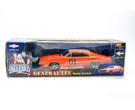 Hitari large scale RC plastic issue comprising Dukes of Hazard General Lee car. Appears Excellent, is tested, and is in Good 