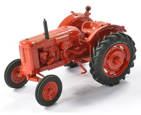 Hand built Scaledown 1/32 Farm issue comprising White Metal Nuffield Tractor. Model is incomplete as shown and with some dama