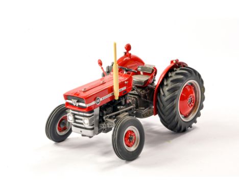 G and M Farm models 1/16 hand-built Massey Ferguson 135. Limited edition. Model is Good front axle has dropped slightly due t