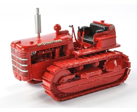 David Brook Hand Built 1/16 Scale Farm Issue comprising International TD9 Crawler Tractor. Built from scratch using mostly ce