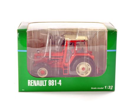Replicagri 1/32 Farm Issue comprising Renault 981-4 Tractor. Appears Excellent and secured in Box with no sign of fault. Box 