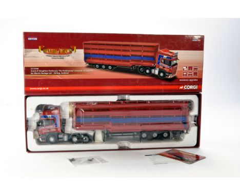 Corgi Diecast Model Truck issue comprising No. CC13744 Scania R Houghton Parkhouse Livestock Transporter in the livery of Ian