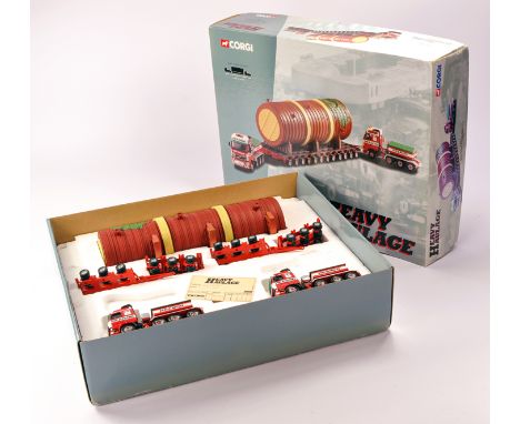Corgi 1/50 Diecast Model truck issue comprising No. CC12403 Volvo FH4 Axle Ballasted Tractor x 2, Nicolas Bogies &amp; Fertil