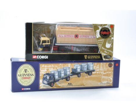 Corgi Diecast Truck issues comprising duo of Guinness Limited Editions. Look to be excellent in boxes. 