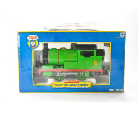 Bachmann G Scale No. 91402 Thomas the Tank Engine Series, Percy the Small Engine. Appears Excellent with no sign of fault in 