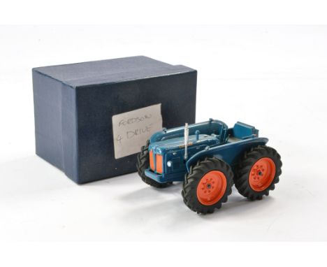 Hand built Scaledown 1/32 Farm issue comprising County Four Drive Tractor. Model with signs of some display wear, would benef