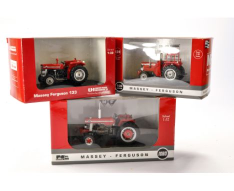 Universal Hobbies 1/32 Farm Issue comprising 1) Massey Ferguson 148- Multipower Tractor. Appears Excellent and secured in Box