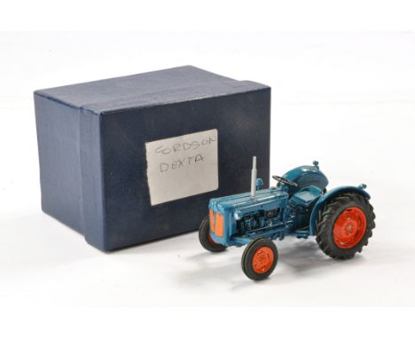 Hand built Scaledown 1/32 Farm issue comprising Fordson Dexta Tractor. Model with signs of some display wear, would benefit f