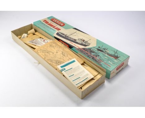 Veron Balsa based Model Boat kit comprising 30" Deep Sea Fishing Trawler. Looks to be complete. 