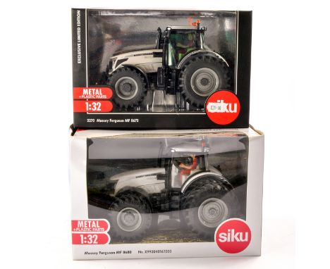 Siku 1/32 Farm Issue comprising 1) Massey Ferguson MF 8670 Dyna VT tractor. Appears Excellent and secured in Box with no sign