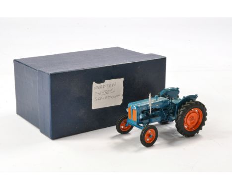 Hand built Scaledown 1/32 Farm issue comprising Fordson Major Tractor. Model with signs of some display wear, would benefit f