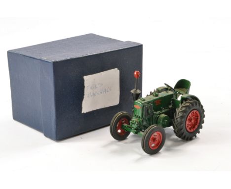 Hand built Scaledown 1/32 Farm issue comprising Marshall Diesel Tractor. Model with signs of some display wear, would benefit
