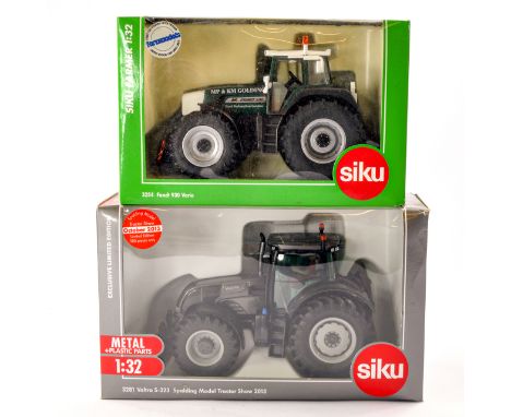 Siku 1/32 Farm Issues comprising 1) Fendt 930 Vario Tractor MP &amp; KM Limited edition. Appears Excellent and secured in Box
