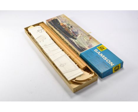 DMI Balsa Wooden Model Boat Kit comprising Samson Fishing Trawler. Looks to be complete. 