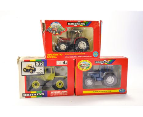 Britains 1/32 Farm Issue Comprising 1) Ford 5610 Tractor. Appears Excellent and secured in Box with no sign of fault. Box has