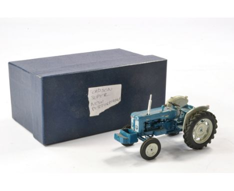 Hand built Scaledown 1/32 Farm issue comprising Fordson Major New Performance Tractor. Model with signs of some display wear,