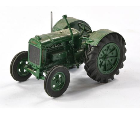 Hand built Scaledown 1/32 Farm issue comprising Fordson Standard (Green) Tractor. Model with signs of some display wear, woul