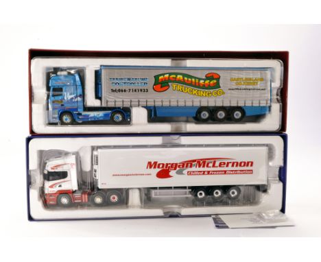 Corgi Diecast Model Truck issue comprising No. CC113751 Scania R Fridge Trailer in the livery of Morgan McLernon. Generally G