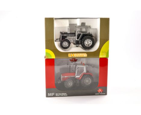 Britains Based 1/32 Farm Issue comprising 1) Massey Ferguson 2680 Tractor. Very Good to Excellent and secure in Box. Box is n