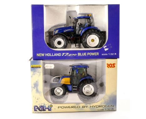 ROS 1/32 Farm Issue comprising 1) New Holland T7.270 Blue Power Tractor. Appears Excellent, secured in Box with no sign of fa