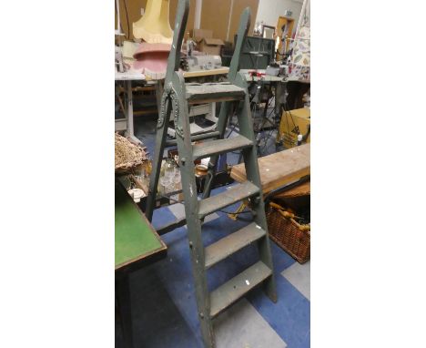 A Vintage Simplex Four Step Stepladder 