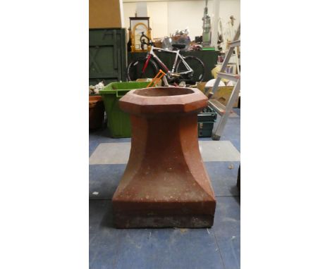 A Vintage Terracotta Chimney Pot, 43cm High 