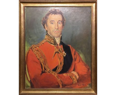PAULINE CLARK (active 1974-1992) British, After SIR THOMAS LAWRENCE (1769-1830)Arthur Wellesley, 1st Duke of WellingtonOil on