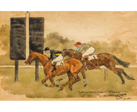 GEORGE ALGERNON FOTHERGILL (1868-1945) BritishAwbeg at PerthWatercolour, signed, titled and dated 28.9.21, old label to verso