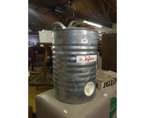 VINTAGE GALVANISED IGLOO WATER COOLER