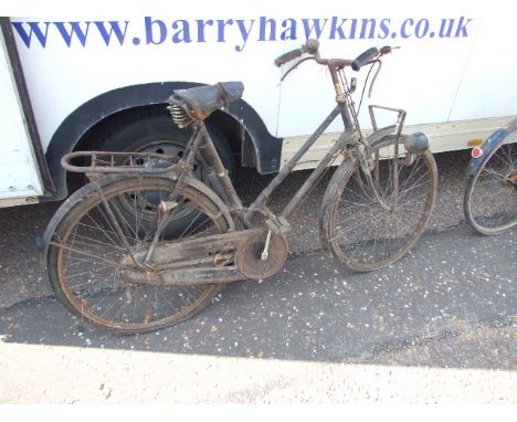 VINTAGE RALEIGH " THE ALL STEEL BICYCLE" LADIES BIKE