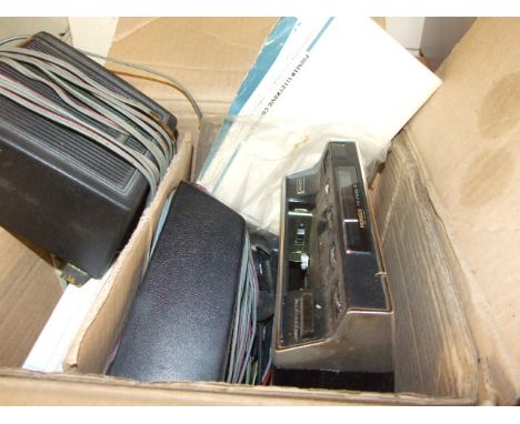 VINTAGE PIONEER CAR 8 TRACK PLAYER &amp; SPEAKERS &amp; TAPES