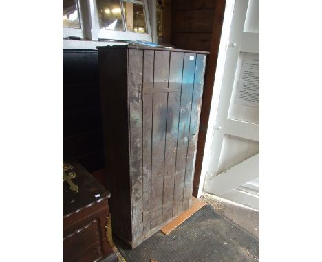 VINTAGE PINE CUPBOARD  29 1/2 X 57 1/2 inches