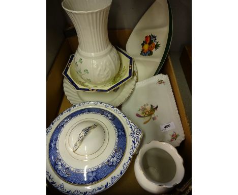 BOX OF CHINA TO INCLUDE CARLTONWARE