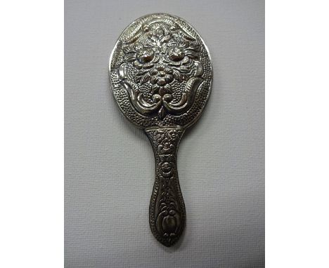 TURKISH SILVER LADIES HAND MIRROR STAMPED EYUP 900