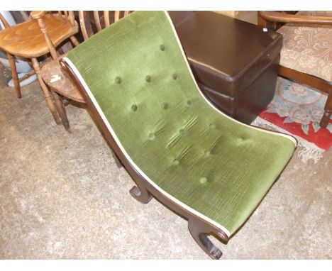 BUTTON BACK NURSING CHAIR FOR REUPHOLSTERY