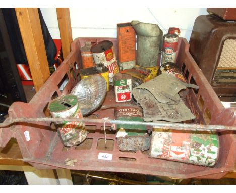 VINTAGE OIL CANS ETC