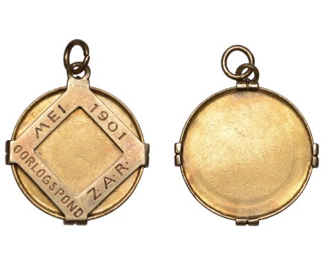 South Africa, ZAR, Blank Pond, the so-called ‘Machadodorp’ type with rim (Hern Z56; Levine p.68, item B). Some rim nicks and 