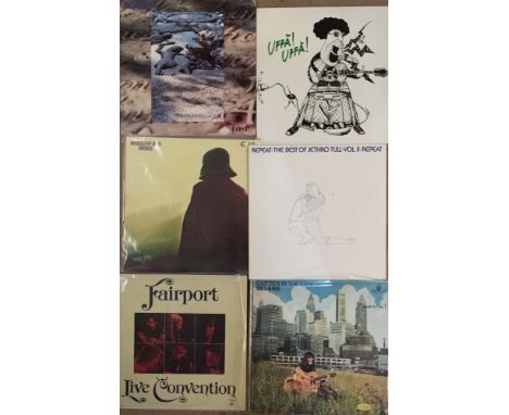 CLASSIC ROCK/POP/FOLK. Approx 82 LPs with artists from: Brian May, Rush, U2 (Bono interview pic disc), Tangerine Dream, Jethr