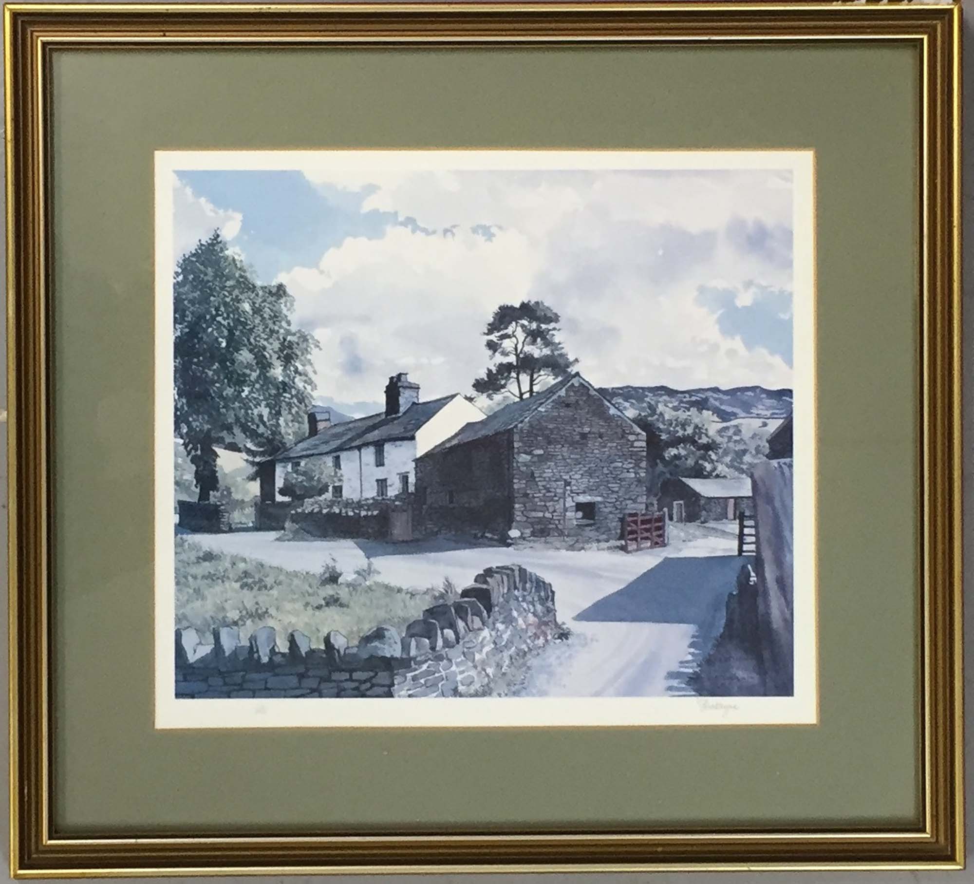 Donald Dakeyne. A Print Of A Work In Pen And Watercolour By Welsh 