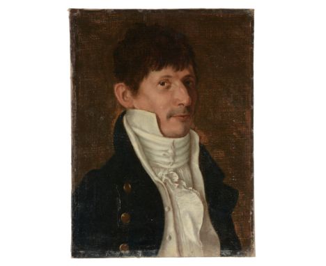Follower of Francisco JosÃ© de Goya y Lucientes - Portrait of an ambassador Oil on canvas 51.5 x 38 cm. (20 1/4 x 15 in.) 