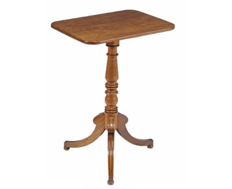 A George IV mahogany tripod table, circa 1825, in the manner of Gillows  A George IV mahogany tripod table,   circa 1825, in 